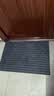 京东京造条纹拉绒入户垫 家用可裁剪除尘防滑吸水地垫进户门 灰色60*90cm 实拍图