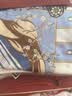 达芬奇密码真丝丝巾女大方巾高档桑蚕丝披肩送长辈母亲节妈妈生日礼物礼盒装 富士山下 浅蓝 实拍图