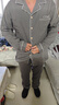 南极人【10A抑菌】男士睡衣男纯棉2026年春秋开衫翻领可外穿家居服套装 实拍图