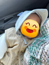 童泰（TONGTAI）宝宝帽子纯棉婴儿遮阳帽儿童护耳帽男童女童透气防晒帽蓝色48cm 实拍图