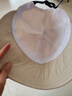 雅鹿赵露思同款遮阳防晒帽女渔夫帽大头围帽子女春夏季鸭舌帽薄款 实拍图