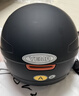 野马（YEMA）3C认证359S电动摩托车头盔男女夏天防晒轻便式半盔电瓶车安全帽 夏季 均码 皮亚黑+咖色短镜 实拍图