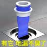 海立卫生间防臭地漏芯下水道防反臭神器防虫防反味通用加长内芯防臭器 2只地漏/管道防臭芯-适用内径40-50mm 实拍图