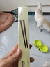 京东京造 筷子 家用食品接触级餐具实木防滑鸡翅木原木【无漆无蜡】10双装 实拍图