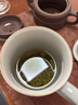 雅瓷汝窑会议杯陶瓷茶杯带盖带把手老板杯办公室礼盒装汝瓷将军杯 实拍图