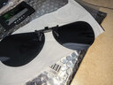 明月 京野偏光夹片变色墨镜男士开车驾驶专用眼镜女防太阳光户外夹片 偏光夹片-灰片18017 C14 实拍图