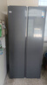 华凌美的出品608L对开门双开门冰箱一级能效双变频节能净味大容量风冷无霜京东自营HR-640WKP国家补贴 实拍图