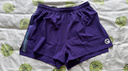 轻功跑步短裤健将同款灵波微步AIR四分训练裤马拉松田径透气速干裤子 【男款】墨紫 L 实拍图