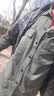 JEEP吉普衬衫男士春秋季长袖衬衣工装外套宽松休闲衣服男装 军绿 XL 实拍图
