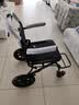 康倍星（COVNBXN）轮椅折叠轻便老人专用旅行便携式老年手推代步车医用家用BZ 3|拉杆便携大轮款-12英寸实心轮-自锁卡扣-BZ 实拍图
