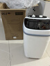 VCJ洗衣机半全自动迷你洗衣机小型洗脱一体小型家用母婴内衣裤洗袜子神器儿童单身人宿舍出租房 7.5KG旗舰款【强力洗涤*定时降噪快洗】白 实拍图