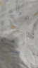 嫚熙（EMXEE）婴儿纱布浴巾a类纯棉儿童浴巾新生儿浴巾洗澡巾 70*70cm 4层 实拍图