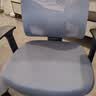 得力（deli）4900S 人体工学靠背办公椅/电脑椅/职员椅 可升降转椅舒棉坐垫 灰 实拍图