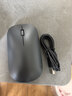 联想（Lenovo）无线蓝牙鼠标充电鼠标轻音鼠标 Air Handle充电版轻音双模鼠标 便携办公鼠标 风暴灰 实拍图
