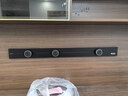 飞利浦（PHILIPS）明装轨道插座开关插座面板壁挂式免开槽可移动滑轨插板餐边柜导轨式滑动排插100cm轨道5个适配器黑 实拍图