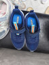特步（XTEP）儿童童鞋男女童中大童大网眼魔术贴跑鞋 深邃蓝/海湾蓝 37 晒单实拍图