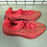 阿迪达斯YEEZY350魔鬼辣椒椰子透气男女新年红休闲鞋GW6945 40.5 实拍图