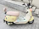 爱玛（AIMA）露娜长续航电动车女士时尚成人代步智能电动轻便摩托车 露娜/优悦 蕉蕉黄【花瓣轮毂+1000W电机】 实拍图