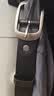 牛当家皮带男牛皮针扣腰带情侣款裤带扣头休闲裤腰带3129 黑色 120cm 实拍图