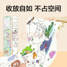 儿童涂鸦画卷超长填色绘画画纸幼儿园宝宝长卷纸加厚涂色画布护墙 热销|童话公主-单盒3米涂鸦画卷 实拍图