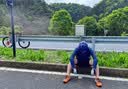 沃萨维（WOSAWE）春夏季公路车薄款长袖自行车骑行服高弹透气速干山地车短袖上衣男 初适-宝蓝色长袖套装 吸湿排汗 L (适合70-80KG） 实拍图