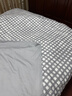 罗莱家纺 100%纯棉被套单件全棉被罩学生床上用品 灰色220*250cm 实拍图