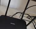 冉星辰万利达路由器无线WiFi放大器家用企业5G双频增强网络信号接收千兆网线加速设备需连接光猫宽带上网 【四天线电竞版】满血信号增强穿墙王 实拍图