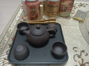 整套紫砂西施壶小套装功夫茶具泡茶壶带茶杯茶盘储排双用家用 紫砂茶具6件套（送配件） 实拍图