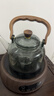 全度玻璃提梁壶家用小型电陶炉煮茶器烧水壶大容量保温玻璃茶壶 提梁壶（烟灰色）+康米电陶 实拍图