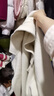 香影双面呢羊毛大衣女2025冬季新款呢子中长款高级感白色毛呢外套 米白 S 155/80A/85-95斤 实拍图