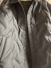 GXG男装宽松短款羽绒服衬衫外套冬季 卡其色 170/M 实拍图