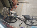 凤凰官方旗舰店山地自行车男女士变速单车青少年学生越野公路赛车途瑞 铝架【辐条/油碟刹】消光灰 26寸【适合160-185cm】 24速 实拍图
