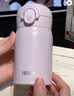 膳魔师（THERMOS）280ml保温杯316L防滑硅胶底男女士儿童保冷水杯子TCMD-300S-MPK 实拍图