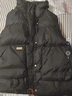 鸭鸭（YAYA）羽绒马甲女外穿秋冬新款情侣男女同款连帽马夹背心羽绒服外套 黑色 M /160(建议100-115斤) 实拍图