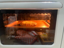 海氏（Hauswirt）C40三代电烤箱家用专业烘焙搪瓷内胆多功能大容量发酵一体机侧风机上色均匀 湖水绿 40L 实拍图