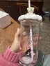 星巴克（Starbucks）星动告白系列心型底造型玻璃吸管杯500mL咖啡杯女神节礼物 实拍图