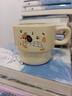 网红新款叠叠马克杯宿舍家用可爱狗陶瓷杯水杯礼物茶杯咖啡杯 奶油色 1个 280ml 奶白礼帽小狗叠叠杯【无盒装】 实拍图