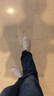 百丽男鞋低帮板鞋春夏牛皮革百搭休闲鞋小白鞋A0548 白/杏 42 实拍图