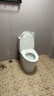 九牧（JOMOO）马桶 家用虹吸式马桶大冲力节水坐便器 防臭瞬冲 易洁抗菌马桶 行业爆款-双旋暴风冲11370-400坑 实拍图