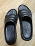 京东京造【厚底舒缓】运动拖鞋缓震防滑新款外穿EVA拖鞋男士 黑色 42-43 实拍图