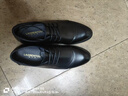 老人头（LAORENTOU）皮鞋男春秋季头层牛皮正装鞋男士休闲商务圆头结婚鞋 1717 黑41 实拍图