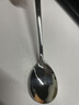 三四钢®勺子316不锈钢304勺子食品级吃饭汤勺家用调羹儿童勺子大人汤匙 316圆勺 大号*1支 实拍图