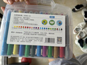 得力（deli）水溶性油画棒24色可水洗旋转出芯蜡笔炫彩棒套装幼儿画画涂色油画棒儿童礼物 实拍图