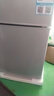 奥克斯（AUX）家用双门迷你小型冰箱 冷藏冷冻保鲜小冰箱 宿舍租房节能电冰箱 【国家补贴】BCD-30K118 基础款 银色 实拍图