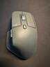 罗技（Logitech）大师系列 MX Master 3S 无线蓝牙鼠标 人体工学 办公 静音鼠标 高端 石墨黑 带无线接收器 实拍图