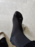 迪卡侬（DECATHLON）透气吸汗袜子运动袜高帮棉袜柔软舒适男女长袜 RS160-商务黑色-3双装 【39-42】(鞋码39/40/41/42) 实拍图