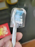飞利浦（PHILIPS）电动牙刷头官方原装适配钻石3/7/9系列刷柄 亮白 欧洲进口 3支装HX6063/67 白色 实拍图