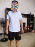 老爷车爸爸夏季套装短袖t恤男冰丝凉感polo运动中老年人衣服父亲节礼物 A252209804雾霾蓝+长裤 L (175) 【推荐115-130斤】 实拍图