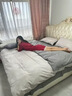 南极人被子被芯+四件套+枕芯床垫被套床单笠宿舍被褥套装床上全套八件套 手绘尚-高级灰+浅灰 1.8/2床四件套（被套2.0*2.3m 实拍图