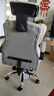奥伦福特 电脑椅办公椅子电竞椅家用人体工学椅老板椅主播靠背椅皮革转椅 创意工学椅-灰+含乳胶垫【二代升级】 实拍图